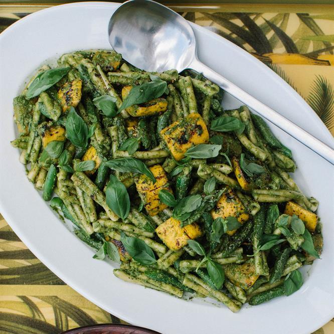 Grilled Courgette Pasta Salad &ndash; Lodge Cast Iron