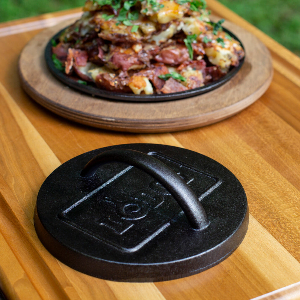 Grilled Smashed Potatoes with Warm Bacon Vinaigrette – Lodge Cast Iron