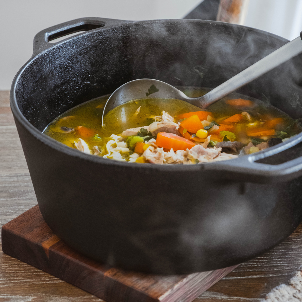 Sophie Piearcey's Chicken Noodle Soup Lodge Cast Iron