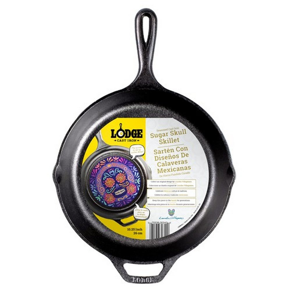 Lodge 10.25 Cast Iron Sugar Skull Skillet L8SKULL