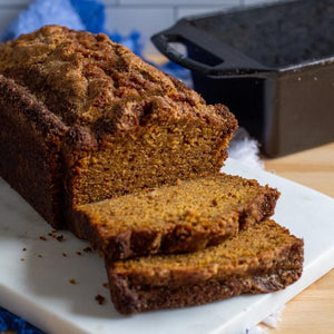Pumpkin Bread with Spiced Streusel Topping