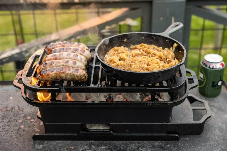 Beer-Braised Brats with Caramelised Onions Recipe