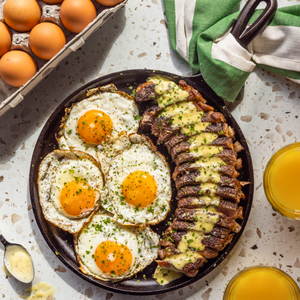 Cast Iron Steak and Eggs