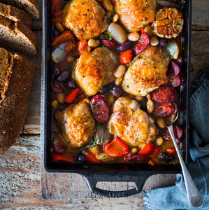 Olivia Galletly's Smoky Chicken & Chorizo with Butter Beans
