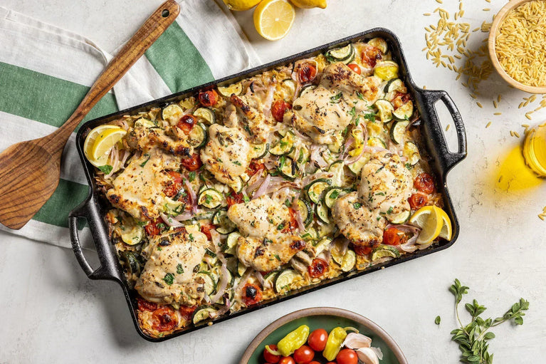 One Pan Greek Chicken