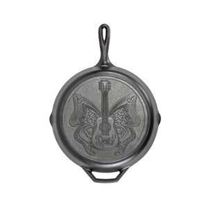 Cast Iron Love is Like a Butterfly Dolly Parton Skillet 30cm