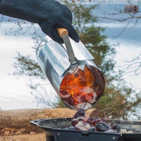Fire Starter How Do I Use A Charcoal Chimney Charcoal Chimney